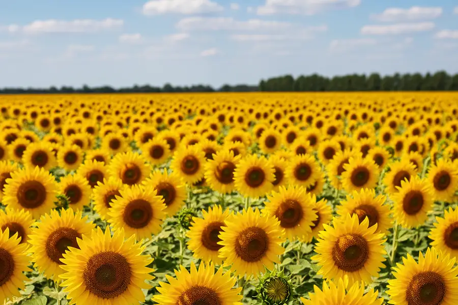 Saratov farmers collected 1.5 million. tons of sunflower
