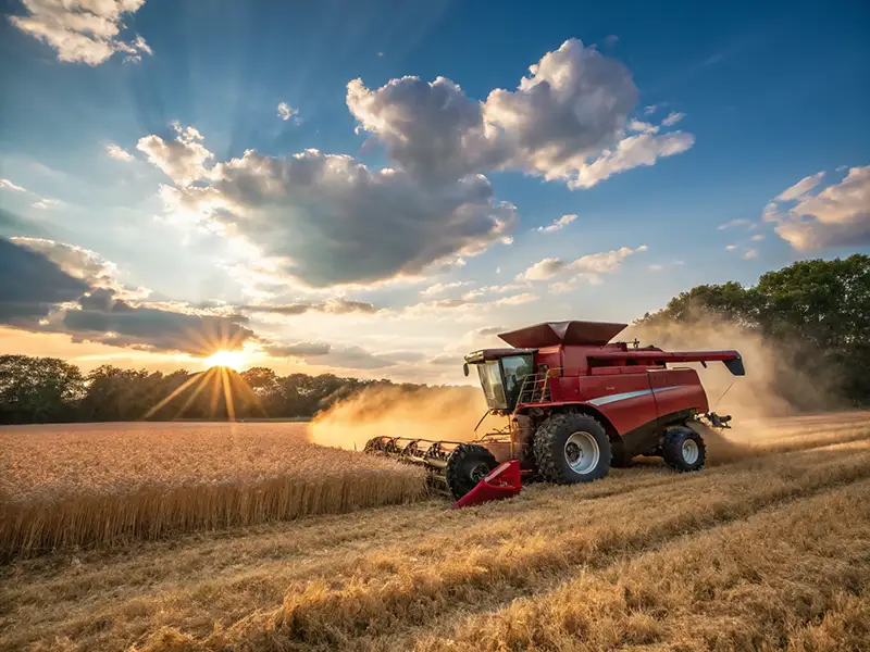 More than 4 million tons of grain were harvested in the Saratov region